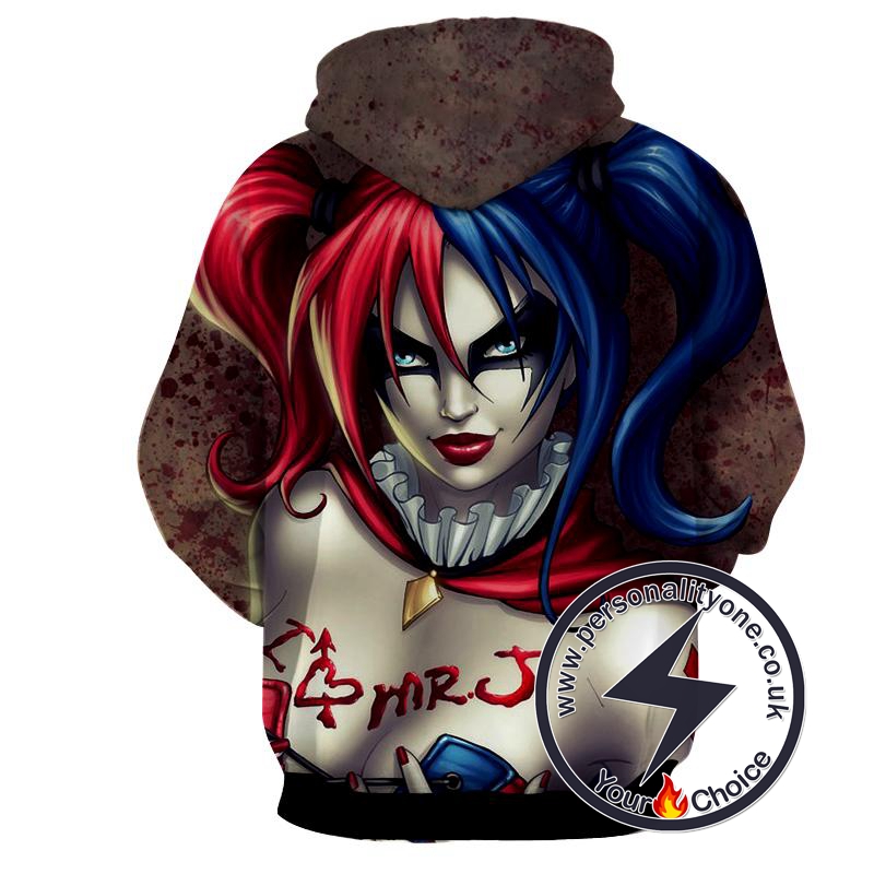 Harley Quinn - Harley Quinn 3D - Hoodies